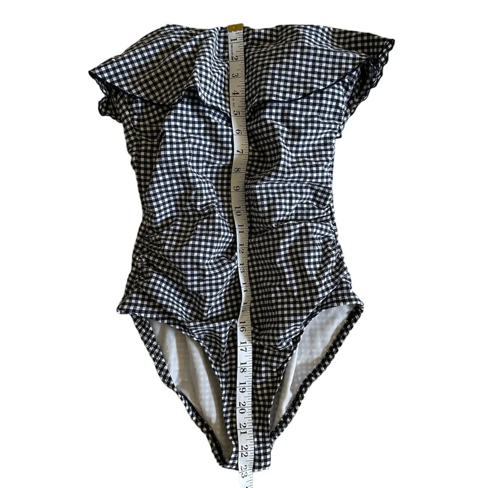 Kona Sol Women’s Bandeau Ruffle One-Piece Swimsuit, Size S, NWT - Picture 6 of 9